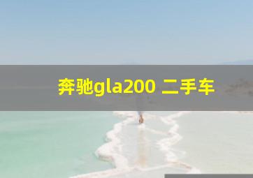 奔驰gla200 二手车